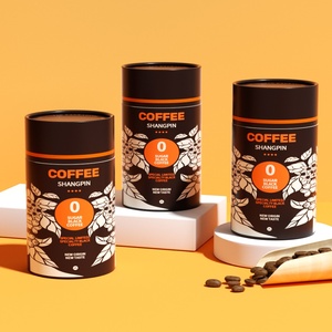 Tube en carton personnalisé imprimé pour café, emballage rond en carton pour thé, boîte cadeau pour grains de café - Product Image 5