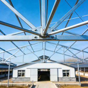 Casas Prefabricadas para Aves de Corral, Diseño de Gallinero con Estructura de Acero, Edificio Avícola Prefabricado con Estructura de Acero - Product Image 2