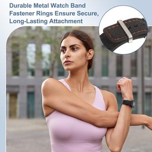 Boucles de bracelet de montre en métal, support de remplacement pour bracelet de montre, attache en acier inoxydable pour bracelet de montre-bracelet - Product Image 4
