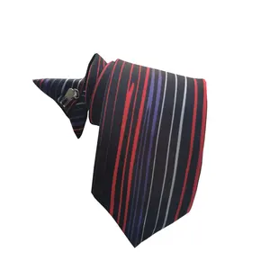 Polyester Clip Necktie for McD Uniform Tie