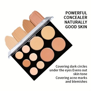 Cubriendo cicatrices <span class=keywords><strong>de</strong></span> acné <span class=keywords><strong>ojeras</strong></span> logotipo personalizado maquillaje facial cobertura completa <span class=keywords><strong>HD</strong></span> CREMA CONTORNO Color <span class=keywords><strong>Corrector</strong></span> paleta <span class=keywords><strong>corrector</strong></span> - Product Image 4