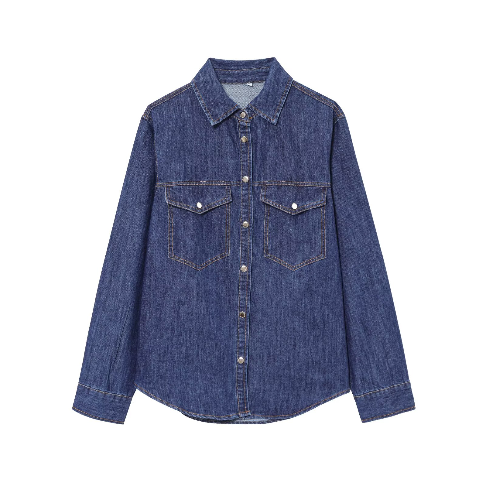 即日発送)GIBOUS CHINA STITCH DENIM TOPS