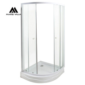 Puerta de Ducha <span class=keywords><strong>Sensi</strong></span> Dacqua para Baño, Modelo Mars Villa, Fabricación China OEM/ODM, 80x80x200 cm, con Vidrio Templado Certificado CE y SGCC - Product Image 1