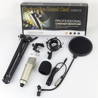 Kit Microphone de Studio Professionnel USB pour un Enregistrement Optimal, Support Suspendu pour Ordinateur, pour Diffusion en Direct