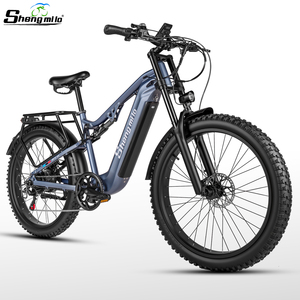 Vélo électrique Shengmilo MX05 26 pouces avec cadre en alliage d'aluminium, batterie 48V17.5Ah, frein hydraulique, VTT - Product Image 1