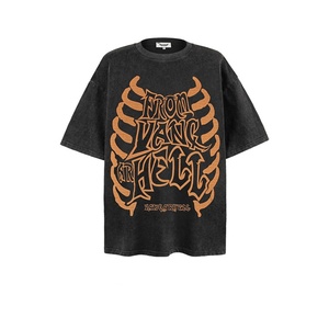 เสื้อยืดผู้ชายแบบหนา 250gsm ผ้าถักเนื้อนุ่ม สไตล์สตรีทแวร์ ซักนุ่ม แห้งเร็ว ระบายอากาศได้ดี ขายส่ง - Product Image 4
