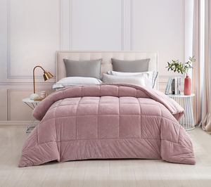 Lujo Juego de Cama Terciopelo Bohemio Floral Colcha Acolchada Terciopelo Edredón Floral para Home - Product Image 1