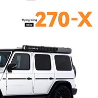 Tente de voiture tout-terrain Changlong ZP0084 en aluminium, 270 degrés, latérale, étanche >3000mm, avec aile volante, en tissu pour maison mobile