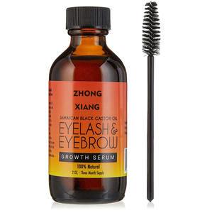 Fábrica al por mayor muestra gratis a granel 2oz aceite de semilla de ricino Etiqueta Privada prensado en frío aceite de ricino natural puro para el cabello - Product Image 1