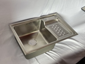 Leimanxi อ่างล้างจานสแตนเลส304 6845หนา0.75มม. อ่างล้างจานสแตนเลส4รูอ่างล้างจาน - Product Image 4