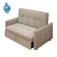 Fauteuil inclinable moderne pliable personnalisé en tissu, lit de salon/bureau double pour chambre à coucher