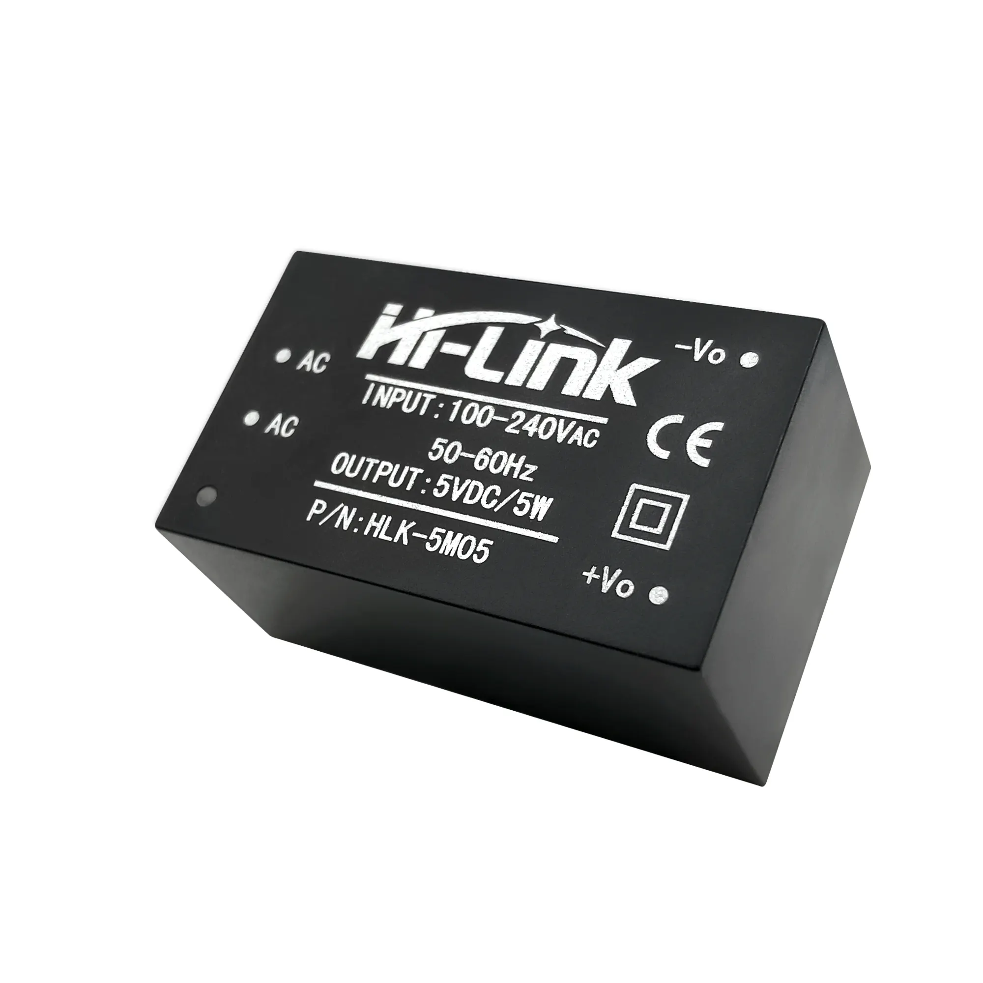 Módulo de alimentação interruptor doméstico inteligente 220V a 5V 5W AC DC módulo conversor Baixa ondulação HLK-5M05 Mini AC DC fonte de alimentação