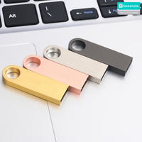 Clé USB personnalisée avec logo en métal, clé USB 2.0, mémoire flash 2G 4G 8G 16G 32G 64GB, mini clé USB