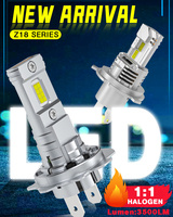 Nouvelle arrivée Z18 série Plug and Play phare Led avec ventilateur à roulement à billes H4 H7 9005 9006 adapté à toutes les voitures