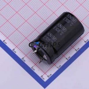 Condensateur électrolytique en aluminium à encliquetage KN151M45022*36A, composant traversant (THT), D22xL36mm 150uF 20% 450V 10mm - Product Image 2