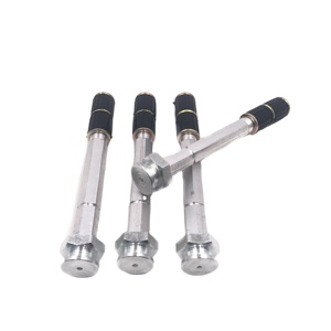 Inyectores de aluminio M6 de cabeza plana impermeables para inyección de lechada en almacenes y parques de hormigón - Tamaños 13*100mm/110mm/120mm - Product Image 1