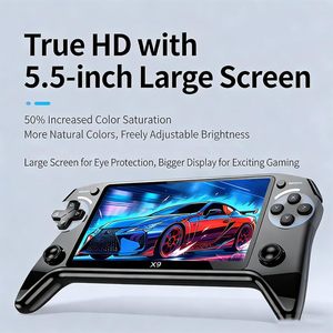X9 Retro Handheld <b>Game</b> Console 5.5 Inch Screen Video Music Player E-book Classic Video <b>Game</b> Console for Kids Gift - Product Image 3