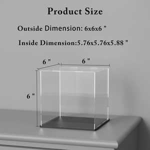 Cubo de exhibición de acrílico transparente de gama alta personalizable adecuado para salas de exposiciones museos y hoteles - Product Image 4