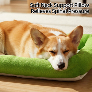 Cama para Perro con Hoja de Monstera, 60cm, Transpirable, para Todas las Estaciones, Cojín para Mascotas, Envío Directo desde la UE, Lavable - Product Image 3