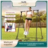 BNcompany SJJ -001/002 Station d'entraînement en acier réglable pliable hamac à balançoire robuste barres horizontales pour barre de traction de gymnastique à domicile