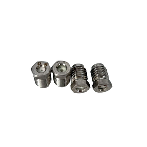YUSHENG Boquilla de pulverización plana tipo abanico Vee Jet de acero inoxidable de alta presión de 1/4 de pulgada, nueva, antiobstrucción, para lavado de coches - Product Image 1