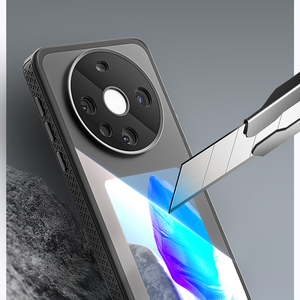 Funda para Móvil Mate 60 NUEVA con Cristal NFC, PC+TPU+Cristal Templado, Funda de Lujo con NFC para <span class=keywords><strong>Huawei</strong></span> Mate 60 Pro - Product Image 6