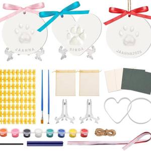 Jouet à mâcher pour chien de haute qualité, empreinte de patte de chat et de chien, cadeau pour animaux de compagnie, bricolage, empreinte de patte de chien, vente en gros, jouet à mâcher pour chien, cadeau d'anniversaire, jouets de plein air pour chien - Product Image 4