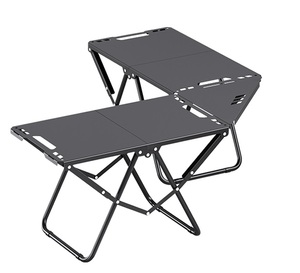 Açık katlanabilir masa taktik masa taşınabilir kamp masası ve sandalyeler piknik kamp malzemeleri durak ekipmanları tam set - Product Image 4