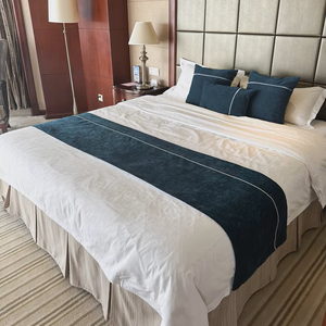 Hotel fornisce una fermata letto di alta qualità Hotel corridori elegante decorativo Hotel Hotel camera arancione verde militare giallo bandiera fine - Product Image 3