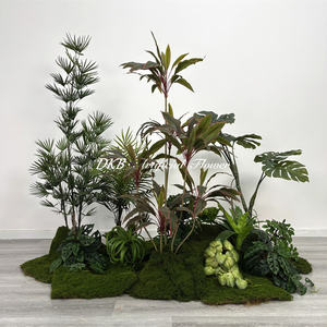 Plantas de Césped Artificial Verde para Decoración de Interiores/Exteriores, Ecológicas, Tamaño Personalizable - Product Image 2