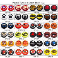 Housse de protection en Silicone pour manette de jeu analogique, joli design de dessin animé, avec capuchons antidérapants pour joysticks, Ps4, Xbox 360, vente en gros