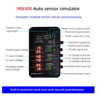 Generador de Señales Automotrices de Seis Canales PD60 MN300 YC600, Detector de Mantenimiento de Computadoras ECU, Simulador de Sensores de Cigüeñal y Árbol de Levas