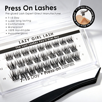 Pack de cils auto-adhésifs pour pose DIY, cils en bande légers sans colle, look de cils personnalisé, vente en gros B2B Royaume-Uni France Italie Europe