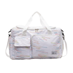 Sac de voyage unisexe Oxford classique, confortable, couleurs unies, tendance, multi-compartiments, étanche (sec/humide), grande capacité - Offre Spéciale - Product Image 5