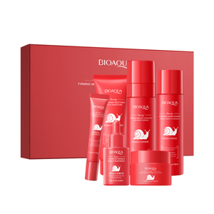 Coffret Cadeau 6 Pièces Snail Compact Elastic Skin Care à la Niacinamide pour le Visage - Anti-Rides, Raffermissant, Hydratant, Tous Types de Peau - Product Image 6