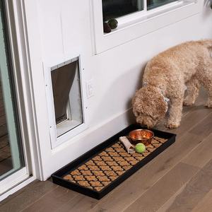 Recycled Rubber Boot Shoe Tray with Coir Insert - Product Image 4
