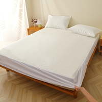 Bambus faser Wasserdicht 43cm Höhe Matratze Topper Protector Cover Set 1 Matratze Topper und 2 Kissen bezüge Bettwäsche Set
