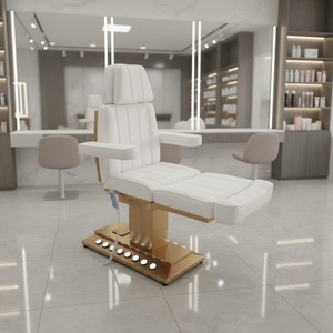 KISEN Salon Facial Spa Massage Bed Treatment <b>Electric</b> Chair Eyelash <b>Table</b> Lash Bed Brow Spa Massage Bed Beauty Bed 4 Motors - Product Image 1