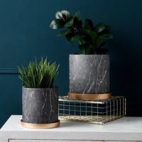Gaya Nordic Keramik Pot Bunga Pemegang Tanaman Gaya Modern Vas Keramik untuk Dekorasi Rumah Pot Dalam Ruangan