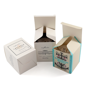 Bán buôn tùy chỉnh in bao bì hộp có thể gập lại sản phẩm hộp nến Jar Bao bì hộp giấy - Product Image 2