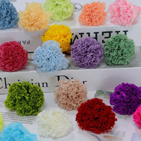 QY Eternal Natural Touch Carnation Gifts Florist Handmade Forever Bouquet Materials 4-5cm Kepala Bunga Anyelir Awet Buatan Tangan