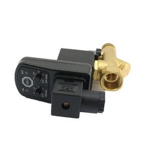 Vanne de <span class=keywords><strong>vidange</strong></span> automatique électronique temporisée pour <span class=keywords><strong>compresseur</strong></span> d'air, AC 220V, 1/2 pouce - Product Image 1