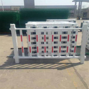 モダン亜鉛鋼フェンスアンチクライムデザインパウダーコーティングブラックシルバーカラー - Product Image 3