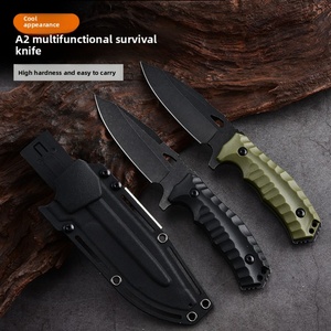 Cuchillo Bowie de Hoja Fija Multiherramienta de Acero Inoxidable con Mango de Nylon y Fibra de Vidrio de Alta Calidad para Caza, Camping Táctico y Bricolaje OEM - Product Image 2