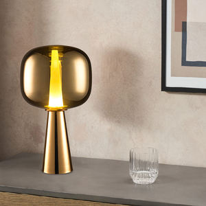 <span class=keywords><strong>Lampada</strong></span> da Comodino Contemporanea Art Deco Personalizzata con LED, <span class=keywords><strong>Lampada</strong></span> di Lusso Bianca per Camera da Letto - Product Image 6