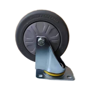 Großhandel Massive rot plattierte Stahl pneumatische Rad rollen mit Fests tell bremse PU Rad Lenk rollen aus Bali - Product Image 5