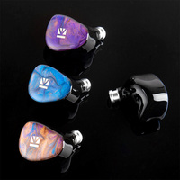 KBEAR KB02 10mm+10mm Dual IEM Hifi In-ear Earphone dengan Desain Kabel Lepas Pasang, Penggerak Dinamis Konduksi Tulang