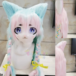 Quảng Châu hưởng thụ CE vai trò chơi nhân vật Anime mặc mũ nón tổng hợp tóc giả - Product Image 2