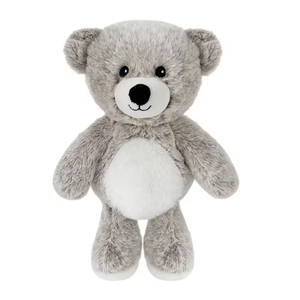 Peluche <span class=keywords><strong>Orso</strong></span> <span class=keywords><strong>Grizzly</strong></span> Riscaldabile al Microonde, Cuscino Personalizzato Super Morbido in Cotone, Impacco Termico con Semi di Lino Lavati, Regalo per Bambini - Product Image 4