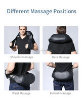 Masseur de pétrissage pour le cou et les épaules Masseur Shiatsu pour le dos et le cou pour la maison, le bureau et la voiture pour soulager la douleur et se détendre